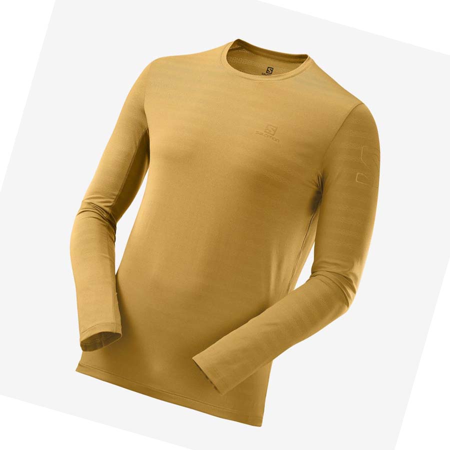 Camiseta Salomon OUTLINE Hombre Amarillos | MX 3248CTV